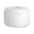 thumbnail image 4 of AMERTEER Housse de Tabouret Rond Rembourrée Pouf Fourrure Fournitures Maison Gris, 4 of 4