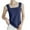 Dark Blue, variant on Fancifize Women's Basic Square Neck Tank Top Sleeveless Under Shirts for Women Casual Loose Undershirt Layering Tanks