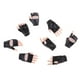 thumbnail image 5 of 4 pares de guantes femeninos de 1/6 en colores negro y complexión para figura de acción de 12'', 5 of 6