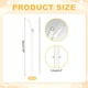 thumbnail image 2 of Uxcell 6 Pcs Popotes de Vidrio Reutilizables, Popote de Vidrio de 7.87" Resistente a los Golpes, Popotes Lindos y Transparentes para Whisky, Café, Jugo, Refrescos y Té, Rosa, 2 of 6