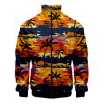 thumbnail image 4 of Nueva chaqueta con cremallera y estampado de estilo hawaiano de alta calidad para hombre, ropa de calle informal de manga larga, chaqueta holgada con gráficos lavados, 4 of 5