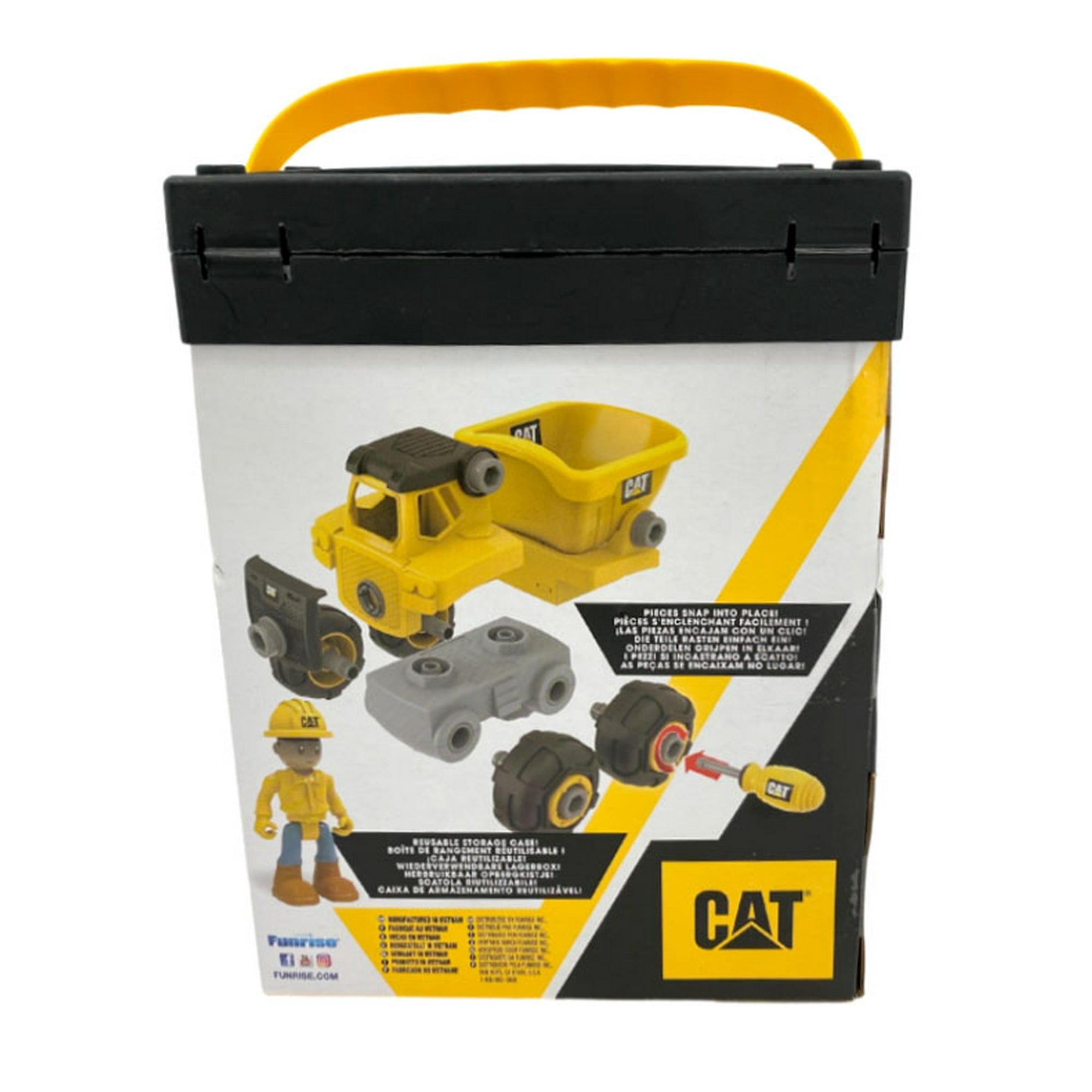 CAT Toy Junior Crew Build Your Own Dump Truck Building Set Piece