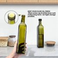 thumbnail image 5 of Glass Olive -500 Ml Green And Vinegar With Pourer And Funnel-olive Carafe, 5 of 5
