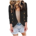thumbnail image 5 of DHFJKG Blazers For Women Suit Jacket Long Sleeve Open Front Slim Fit Lapel Coat Work Office Formal Wear Trendy Outerwear, 5 of 7