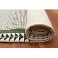 thumbnail image 4 of Casavani Block Printed Boho Cotton Hallway Runner Rug Green Farmhouse Kitchen Runner Rug 2.6x8 feet, 4 of 6