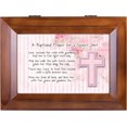 thumbnail image 2 of Baptismal Prayer for a Sweet Girl Wood Finish Jewelry Music Box - Plays Tune You Are My Sunshine, 2 of 6