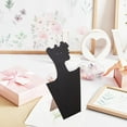 thumbnail image 6 of Segolike Velvet Necklace Display Jewelry Stand Shop Show Elegant Soft Premium Storage Decoration Showcase Jewelry Holder Chain Earring Black, 6 of 8
