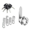 thumbnail image 1 of Cerradura de gabinete para seguridad de buzón, cerradura de leva de aleación de zinc con llave igual, fácil instalación, placa de bloqueo ajustable para caja de herramientas, superficie impermeable,, 1 of 5