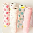 thumbnail image 3 of RuiJY 300cm Cute Polka Dots Shelf Paper Cabinet Drawer Liner Kitchen Table Mat(Pink Dot), 3 of 10