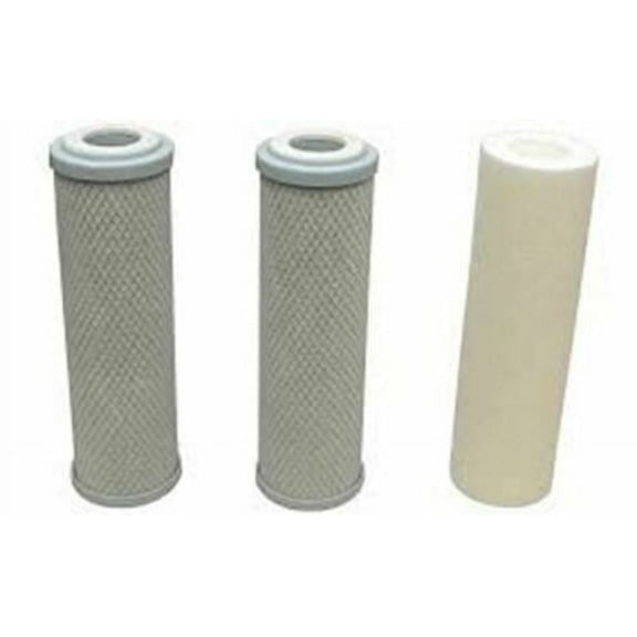 CFS 3 Pcs Replacement Reverse Osmosis Filter Set Compatible ROES-50 Models