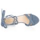 thumbnail image 4 of Sandalias de Tacón Alto Allegra K Dedo Abierto Con Cordones Neblina Azul 38, 4 of 6