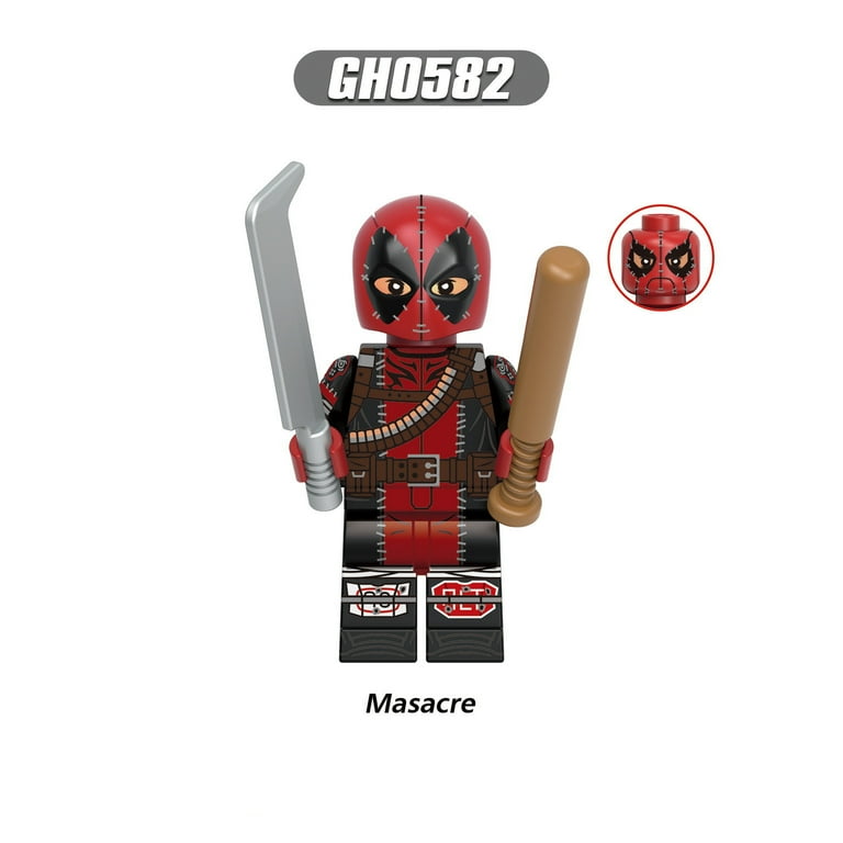 Deadpool Wolverine Marvel Custom Building Block X Set B