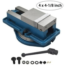 4 inch Precision Mill Vise Anti-Jaw Lifting w/ Swivel Base