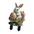 thumbnail image 1 of Estaca de jardín de Pascua, estaca de de Pascua, regalos, escultura de Animal, decoración de Pascua, conejos, señal de patio de Pascua para, 1 of 8