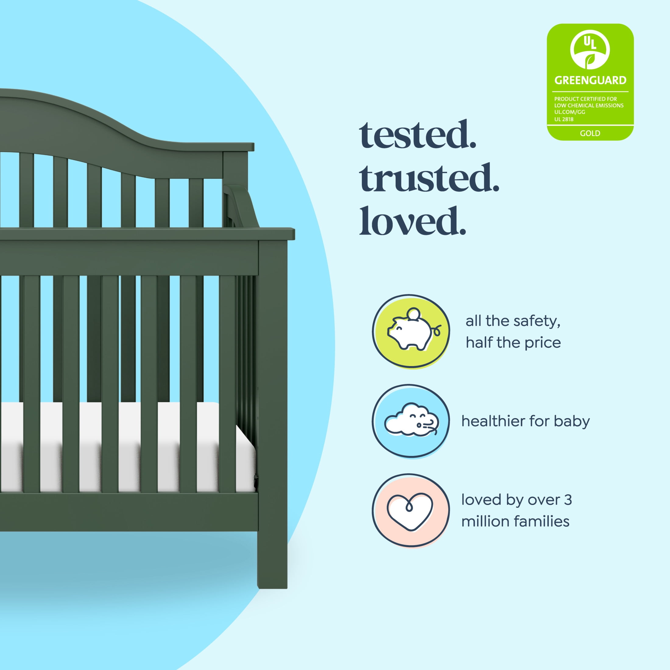DaVinci Jayden 4-in-1 Convertible Crib