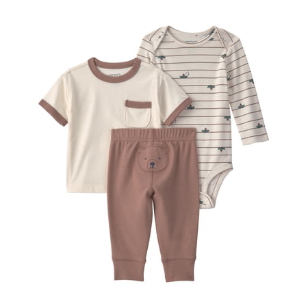 Carter's Child of Mine Baby Boy Outfit Set, 3-Piece, Sizes 0-24 Months