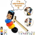 thumbnail image 3 of Este juguete puede movilizar el cerebro del niño, dejarlo pensar, cómo golpear el bloque de madera de juguete sin que se caiga, cultivar la capacidad de pensamiento del niño y la habilidad p, 3 of 5