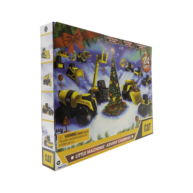 Funrise CAT Little Machines 2023 Advent Calendar, 24 Surprises