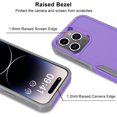 thumbnail image 3 of Apple iphone 15 Pro Phone Case with Tempered Glass Screen Protector, eBizWare Shockproof Case Cover for iphone 15 Pro, Heavy Duty Armor Full Body Protective Case -Purple, 3 of 8
