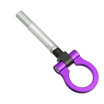 Unique Bargains Aluminum Alloy Round Front Rear Bumper Trailer Ring Eye Towing Tow Hook Screw for Hyundai Veloster 2012-2017 Purple