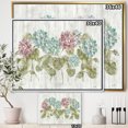 thumbnail image 2 of Red and Blue Vibrant Hydrangea Flowers - Cabin & Lodge Framed Canvas, 2 of 3