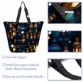 thumbnail image 3 of Ramadan Lantern Water Repellent 900D Oxford Cloth Tote Bag with Aluminum Film, Heat Preservation, Size 52x36.5x14.5x32 cm/20.1x14.3x5.7x12.5 in, Ideal for Handbags and Meal Kits, 3 of 7