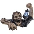 thumbnail image 1 of Zombi de Halloween con linterna LED Estatua de zombi Estatua de miedo Zombis de Halloween Escultura de terror realista Zombi de Halloween para el césped al aire libre del hotel Halloween Levamdar WLJ-3112, 1 of 5