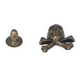 thumbnail image 3 of Skull Prong Stud,80 Sets Skull Rivets Ghost Head Studs DIY Rivet Accessories Professionally Tested, 3 of 14
