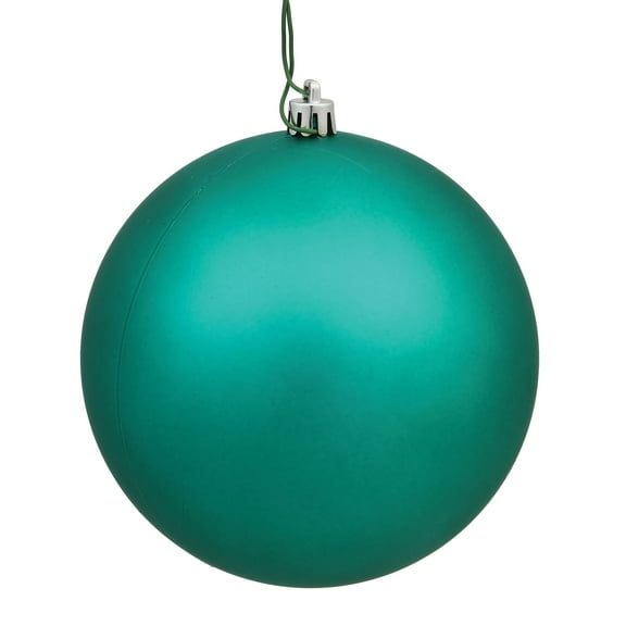 Vickerman 3" Teal Matte Ball Ornament, 12 per Bag