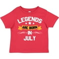 thumbnail image 3 of Inktastic Legends Are Born in July Boys or Girls Toddler T-Shirt, 3 of 5