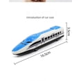 thumbnail image 4 of Bullet Train Pull Back Toy High Speed City Train Modern Locomotives For Children Toddle Boys 4pcs, 4 of 4