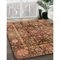 thumbnail image 3 of Ahgly Company Machine Washable Indoor Rectangle Abstract Peru Brown Area Rugs, 2' x 3', 3 of 7