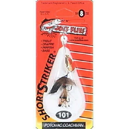 Joe s Flies Inline Spinner Short Striker Size 8 Brown/Red
