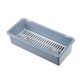 thumbnail image 1 of WRITWAA Caja Para Escurrir De Cocina Azul Organizador De Cubiertos Con Drenaje Para Almacenamiento, 1 of 8