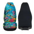 thumbnail image 6 of XYZCANDO Auto Front Seat Covers Dragonfly Print 2 pcs Car Seat Covers Set Soft Van Truck Sedan Protector Washable Car Seat Cover Front Seats, 6 of 10