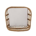thumbnail image 4 of Baylor Outdoor Wicker Barstools with Cushions, Set of 4, Light Brown and Beige, 4 of 9