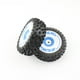 thumbnail image 3 of Neumáticos de coche RC Sunnimix 2x Neumáticos delanteros Car Hobby Ensamblaje Repuestos de automóvil Mejora RC para Wltoys 124017, 3 of 8
