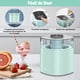 thumbnail image 3 of Maquina de Helados VAVSEA de 1700ML, 2 en 1 Maquina para Helados Eléctrica con Pantalla LED y Temporizador, Recipiente Congelador con Doble Aislamiento para Helado, Yogur Helado y Sorbete, Verde Menta, 3 of 7