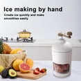 thumbnail image 2 of Trituradora de hielo, máquina de afeitar de hielo eléctrica antideslizante con cuchillas dobles, máquina de hielo raspado con 4 moldes de hielo, potente máquina de hielo raspado, 2 of 5