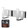 thumbnail image 3 of Pot Cover Holder Stainless Steel Pot Lid Drain Holder Simple Kitchen Pot Cover Bracket Wall Mounted Tableware Dry Storage Bracket for Home Kitchen, 3 of 9