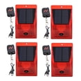 thumbnail image 1 of 4x Luz De Solar IP65 Sensor De Movimiento Lámpara De Seguridad Para Cubierta De Jardín Libre Cola Luz de alarma de sonido, 1 of 8