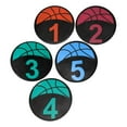 thumbnail image 4 of 5x marcadores de puntos de piso numerados, tapetes de entrenamiento de marcadores de puntos de baloncesto, marca de entrenamiento para práctica de, 4 of 8