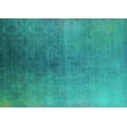 thumbnail image 1 of Ahgly Company Machine Washable Indoor Rectangle Oriental Turquoise Blue Industrial Area Rugs, 5' x 8', 1 of 4