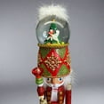 thumbnail image 2 of Kurt Adler Hollywood Nutcracker Collection, Battery Operated Deck The Halls Musical Water Globe Hat, 21in, 2 of 11