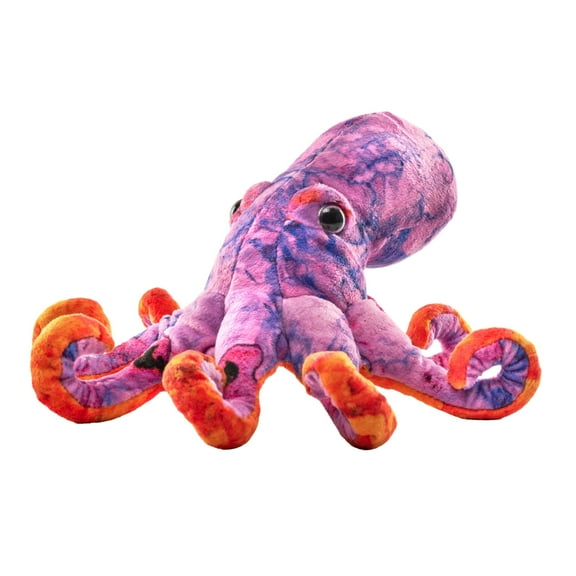 Wild Republic Mysteries Of Atlantis Octopus Stuffed Animal, 8 Inches