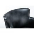 thumbnail image 3 of Bowery Hill Faux Leather Charcoal Club Chair Rectangular No Assembly Required, 3 of 8