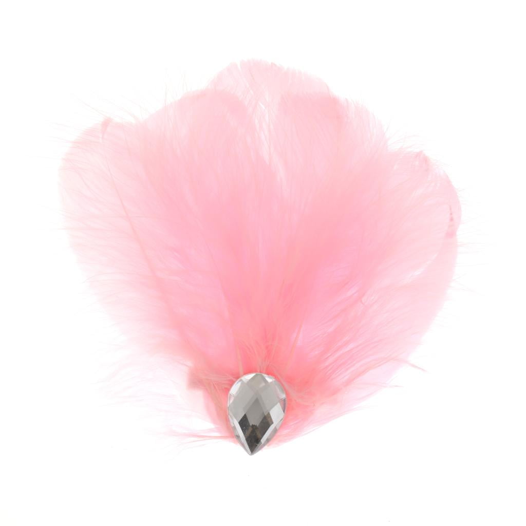 Pink Feather Headdress Fascinating Hair 