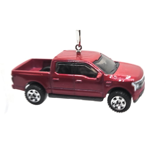 2022 Ford F-150 Lightning Red Christmas Ornament