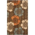 thumbnail image 2 of Safavieh Blossom 3' X 5' Hand Hooked Wool Rug in Brown, 2 of 6