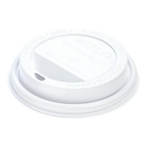 Solo Cup Company Traveler Drink-Thru Lid, White, 1 Sleeve of 100 Lids